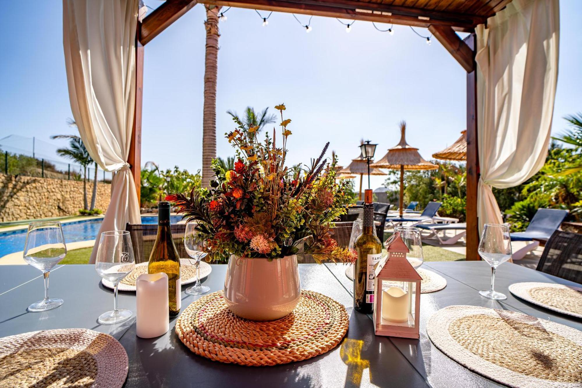 Villa Adelina En Turre, Almeria, Villa De Lujo Con Piscina Privada Cerca De Las Playas De Mojacar ภายนอก รูปภาพ